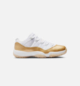 Air Jordan 11 Retro Low Mothers Day Womens Lifestyle Shoe - White/Metallic Gold/Team Gold Free Shipping