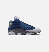 Air Jordan 13 Retro Navy And Flint Grey Mens Lifestyle Shoe - Navy/University Blue/Flint Grey/White Free Shipping