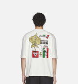 Chavarria Graphic Mens Short Sleeve Shirt - Off White