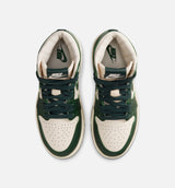 Air Jordan 1 Retro High OG Pro Green Preschool Lifestyle Shoe - Pale Ivory/Pro Green/Fir/Coconut Milk Free Shipping