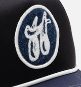 H Patch Trucker Mens Hat - Black