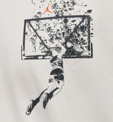 Brooklyn Oversized Graphic Mens Short Sleeve Shirt - Off Noir/Sail