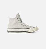 Chuck 70 Suede High Top Mens Lifestyle Shoe - Egret/Black