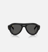 A$AP Rocky x Aviator Puffer Mens Sunglasses - Polished Black/Dark Blue
