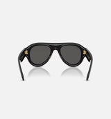 A$AP Rocky x Aviator Puffer Mens Sunglasses - Polished Black/Dark Blue
