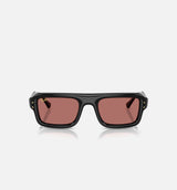 A$AP Rocky x Flacko Puffer Mens Sunglasses - Polished Black/Dark Violet