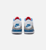 Air Jordan 3 Retro OG True Blue Mens Lifestyle Shoe - White/Varsity Red/True Blue/Cement Grey/Anthracite Free Shipping