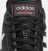 Samba Bape Mens Lifestyle Shoe - Core Black/Cloud White/Gum