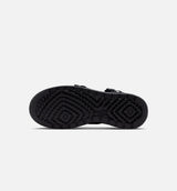 Air Force 1 Luxe Black Mens Lifestyle Shoe - Black/Anthracite/Metallic Silver