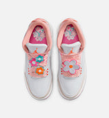Air Jordan 3 Retro Spring Flowers Grade School Lifestyle Shoe - Pearl Pink/Pink Bloom/Pink Glow/Hyper Orange
