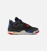 Air Jordan 4 Retro Rare Air Mens Lifestyle Shoe - Black/Fire Red/Deep Royal Blue