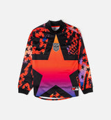 USMNT Hollywood Keeper Long Sleeve Mens Jersey - Black/Glossy Deep Red/Glossy Deep Red