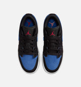 Air Jordan 1 Low Grade School Lifestyle Shoe - Black/Summit White/True Blue/Varsity Red