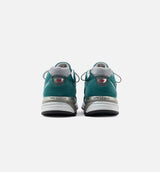 990v4 Made in USA Mens Lifestyle Shoe - Vintage Teal/Grey/White