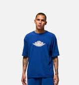 Rare Air 85 Mens Short Sleeve Shirt - Blue/White/Blue