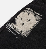 Picasso Denim Mens Shorts - Black
