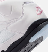 Air Jordan 5 Retro Medium Soft Pink Preschool Lifestyle Shoe - White/Soft Pink/Black Free Shipping