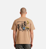 Evolution Mens Short Sleeve Shirt - Light Brown
