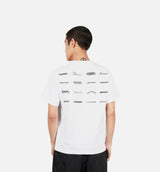 Wordmark Mens Short Sleeve Shirt - White