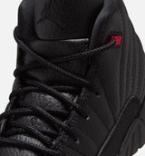 Air Jordan 12 Retro Bloodline Preschool Lifestyle Shoe - Black/Varsity Red Free Shipping