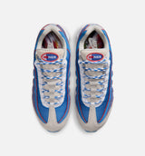 Air Max 95 OG Big Bubble Lawson Mens Lifestyle Shoe - White/Metallic Silver/Blue Sapphire/Light Smoke Grey/Action Red