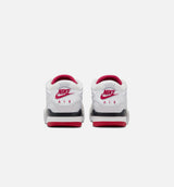 Air Jordan 4 RM Mens Lifestyle Shoe - White/Black/Neutral Grey/Varsity Red