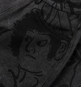 Kintaro Print Carpenter Mens Pant - Black