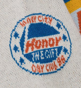 Racing Mock Neck Womens Short Sleeve Shirt - Blue