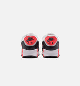 Air Max 90 Infrared 3M Mens Lifestyle Shoe - White/Cement Grey/Infrared/Black