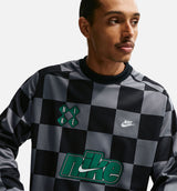 Sportswear Club Goalie Mens Long Sleeve Shirt - Smoke Grey/Black/Malachite
