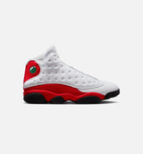Air Jordan 13 Retro White And University Red Mens Lifestyle Shoe - White/Black/True Red