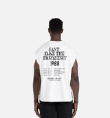 Frequency Mens Tank - White