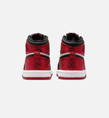 Air Jordan 1 Retro High OG Ruby Infant Toddler Lifestyle Shoe - Varsity Red/Black/White