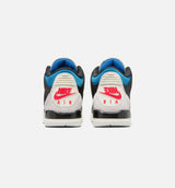 Air Jordan 3 Retro OG Rare Air Grade School Lifestyle Shoe - Black/Chile Red/Neutral Grey