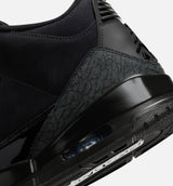 Air Jordan 3 Retro Black Cat Mens Lifestyle Shoe - Black/Dark Charcoal/Black Free Shipping