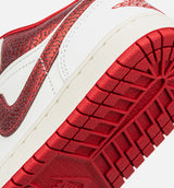 Air Jordan 1 Low SE Womens Lifestyle Shoe - Sail/Varsity Red/Team Red