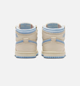Air Jordan 1 Retro High OG Psychic Blue Infant Toddler Lifestyle Shoe - Pale Ivory/Psychic Blue/Coconut Milk