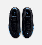 Air Jordan 14 Retro Black University Blue Preschool Lifestyle Shoe - Black/White/University Blue