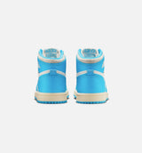 Air Jordan 1 Retro High OG UNC Reimagined Preschool Lifestyle Shoe - Dark Powder Blue/Sail