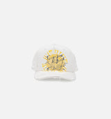 Transparency Cap Mens Hat - White/Yellow