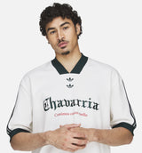 Chavarria Soccer Mens Short Sleeve Shirt - Off White