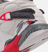 Air Jordan 8 Retro White And True Red Preschool Lifestyle Shoe - White/True Red/Black