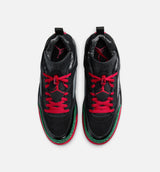Spizike Low Mens Lifestyle Shoe - Black/Classic Green/White/Varsity Red
