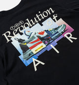 NSW Revolution Air Graphic Mens Short Sleeve Shirt - Black