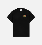The Works Logo Mens Short Sleeve Shirt - Black