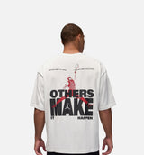 Reissue Oversized Graphic Mens Short Sleeve Shirt - Summit White