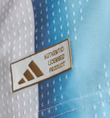Argentina 26 Home Messi Authentic Mens Jersey - White/Icey Blue/Light Blue