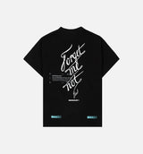 Forget Me Not Mens Short Sleeve Shirt - Black