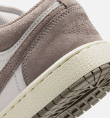 Air Jordan 1 Low Grade School Lifestyle Shoe - Olive Grey/Enigma Stone/Summit White