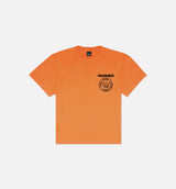 Fishing Club Mens Short Sleeve Shirt - Orange